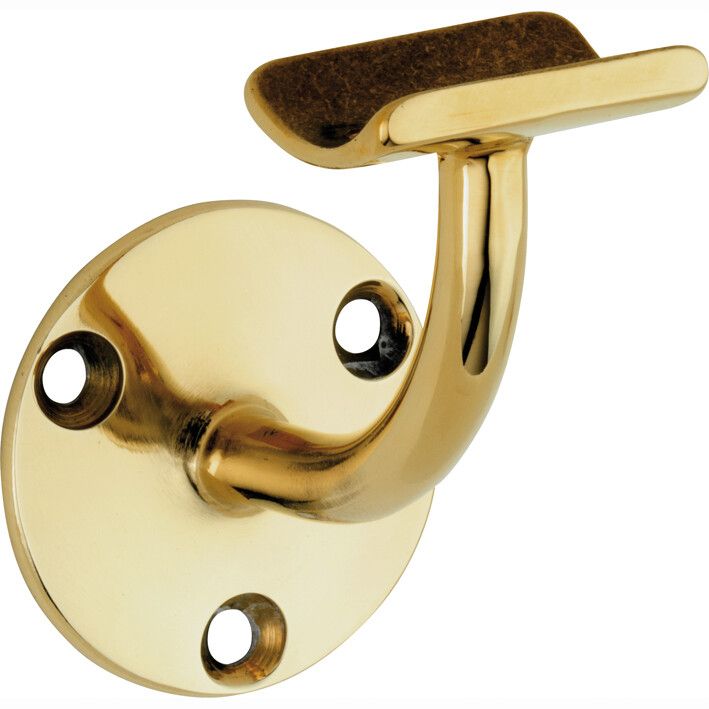 100.0013.35 Handlaufhalter Handlaufträger Messing poliert