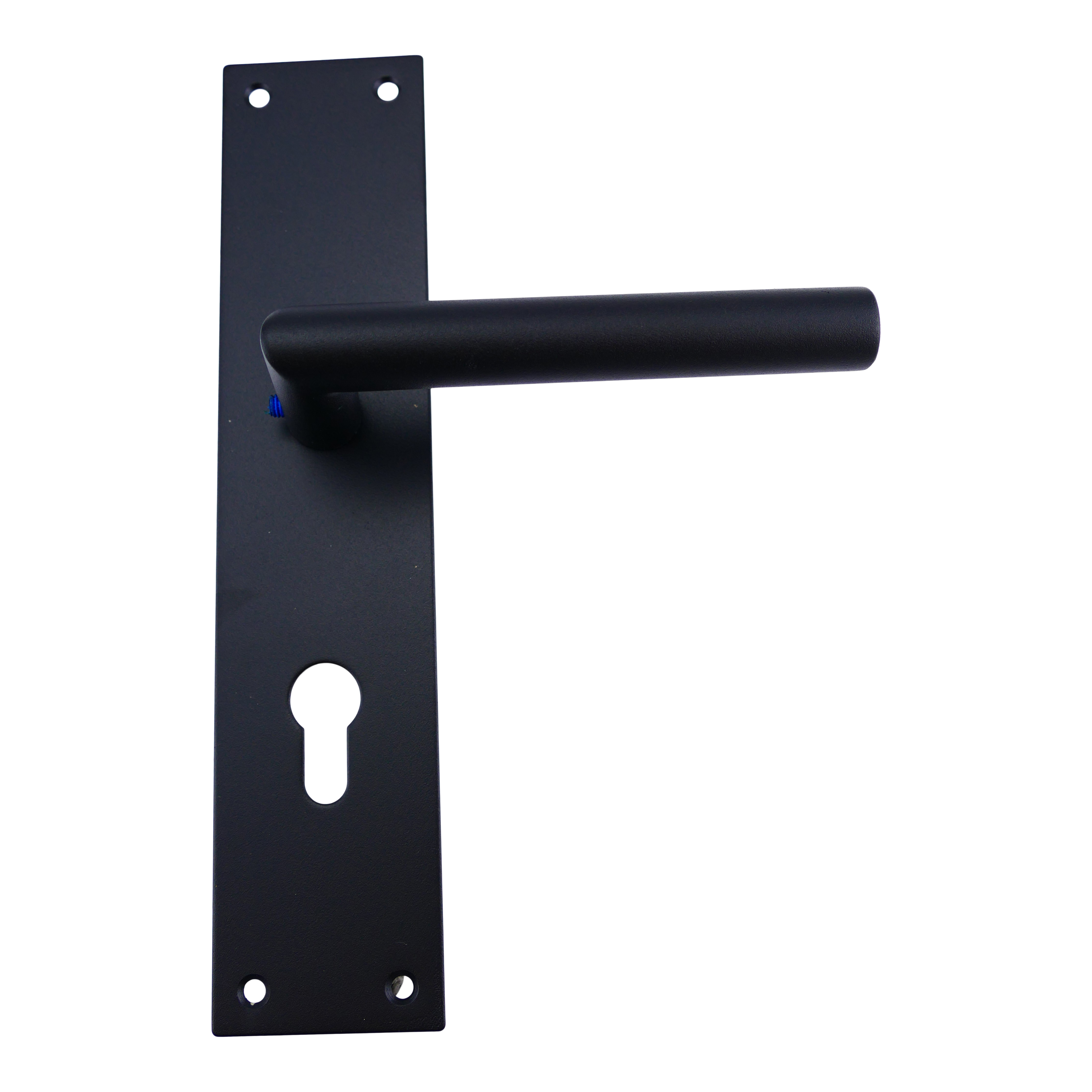 322.0133.56 Reno Langschildgarnitur für Zimmertüren schwarz matt PZ 72 mm 